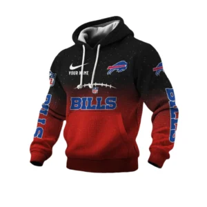 Buffalo Bills Men's Waffle Pullover Hoodie 2026 Limited Personalize Name