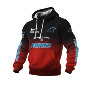 Carolina Panthers Men's Waffle Pullover Hoodie 2026 Limited Personalize Name