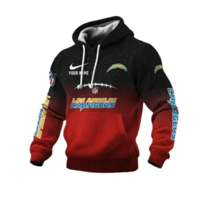 Los Angeles Chargers Men's Waffle Pullover Hoodie 2026 Limited Personalize Name