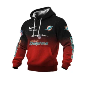 Miami Dolphins Men's Waffle Pullover Hoodie 2026 Limited Personalize Name