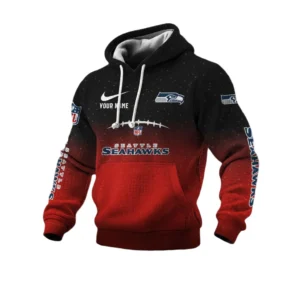 Seattle Seahawks Men's Waffle Pullover Hoodie 2026 Limited Personalize Name