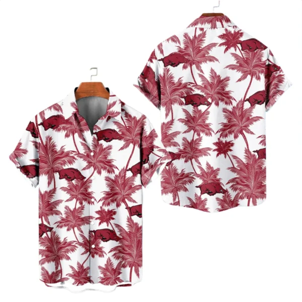 Arkansas Razorbacks Hawaiian Shirt 2026 Limited Edition Premium Crinkle Textured