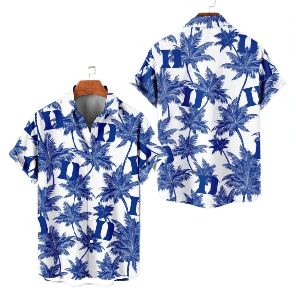 Duke Blue Devils Hawaiian Shirt 2026 Limited Edition Premium Crinkle Textured