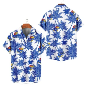 Kansas Jayhawks Hawaiian Shirt 2026 Limited Edition Premium Crinkle Textured