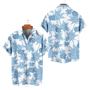 North Carolina Tar Heels Hawaiian Shirt 2026 Limited Edition Premium Crinkle Textured