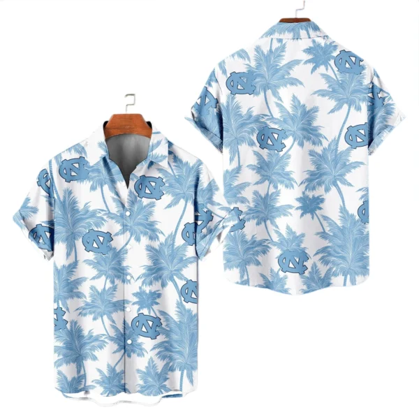 North Carolina Tar Heels Hawaiian Shirt 2026 Limited Edition Premium Crinkle Textured