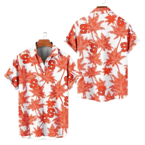 Syracuse Orange Hawaiian Shirt 2026 Limited Edition Premium Crinkle Textured