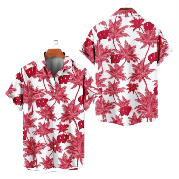 Wisconsin Badgers Hawaiian Shirt 2026 Limited Edition Premium Crinkle Textured