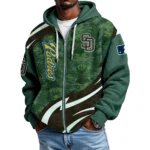 San Diego Padres Men’s Waffle Knit Full Zip-Up Hoodie
