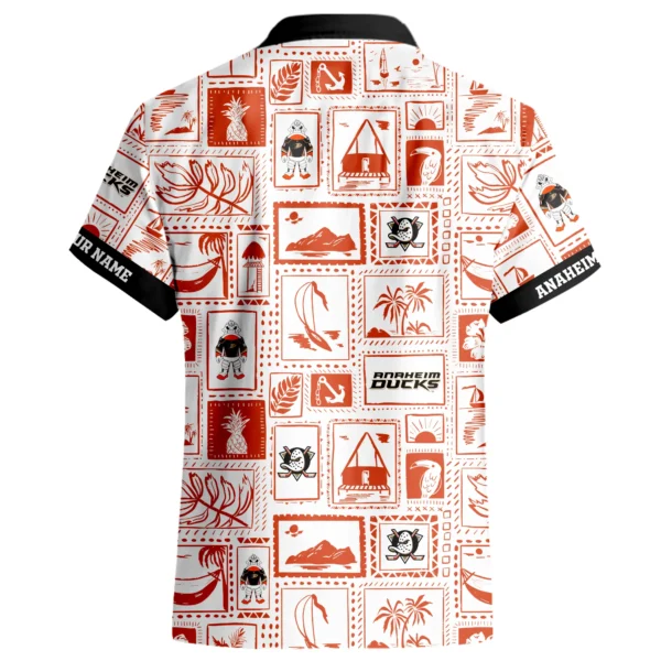 Anaheim Ducks Hawaiian Shirt 2026 Limited Premium Crinkle Textured Personalize Name