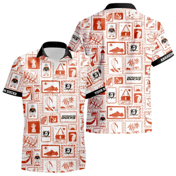 Anaheim Ducks Hawaiian Shirt 2026 Limited Premium Crinkle Textured Personalize Name