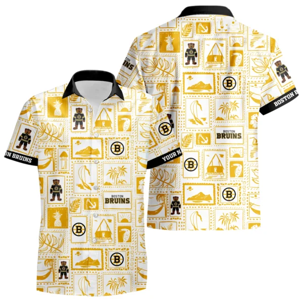 Boston Bruins Hawaiian Shirt 2026 Limited Premium Crinkle Textured Personalize Name