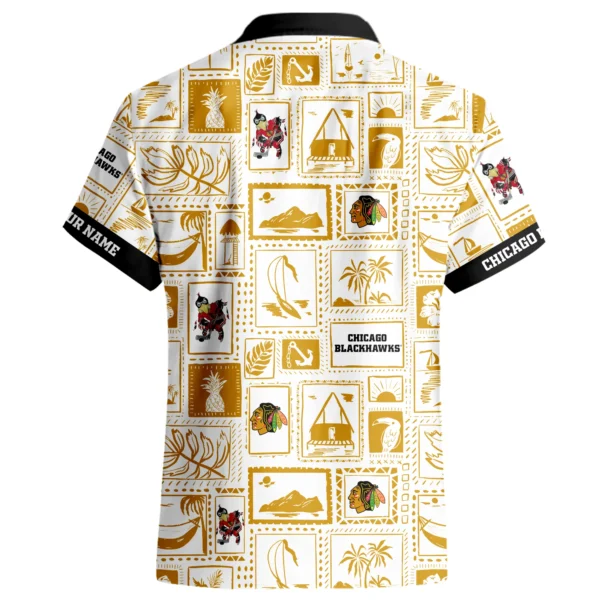 Chicago Blackhawks Hawaiian Shirt 2026 Limited Premium Crinkle Textured Personalize Name