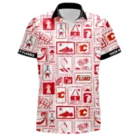 Calgary Flames Hawaiian Shirt 2026 Limited Premium Crinkle Textured Personalize Name