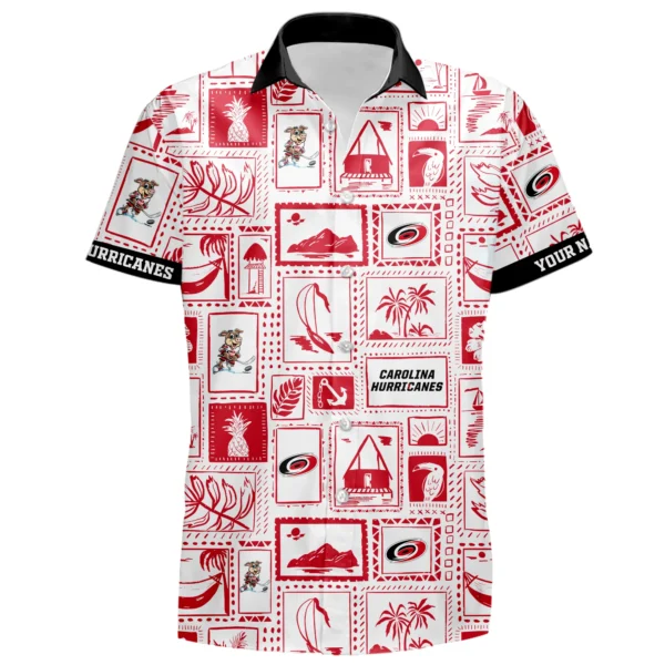 Carolina Hurricanes Hawaiian Shirt 2026 Limited Premium Crinkle Textured Personalize Name