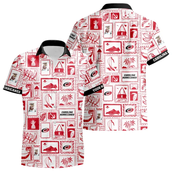 Carolina Hurricanes Hawaiian Shirt 2026 Limited Premium Crinkle Textured Personalize Name