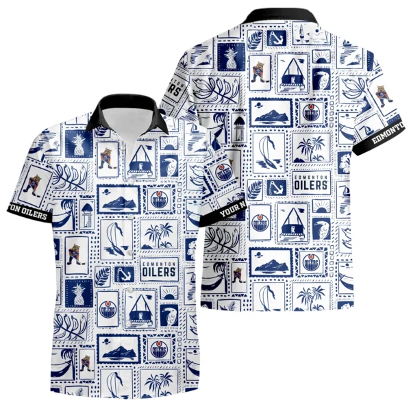 Edmonton Oilers Hawaiian Shirt 2026 Limited Premium Crinkle Textured Personalize Name