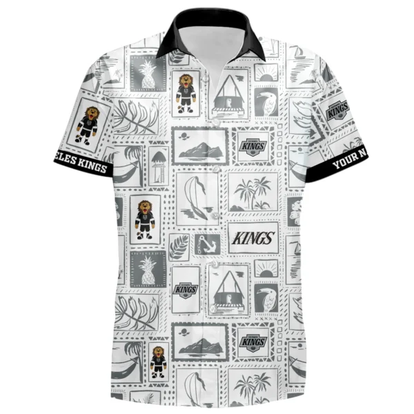 Los Angeles Kings Hawaiian Shirt 2026 Limited Premium Crinkle Textured Personalize Name