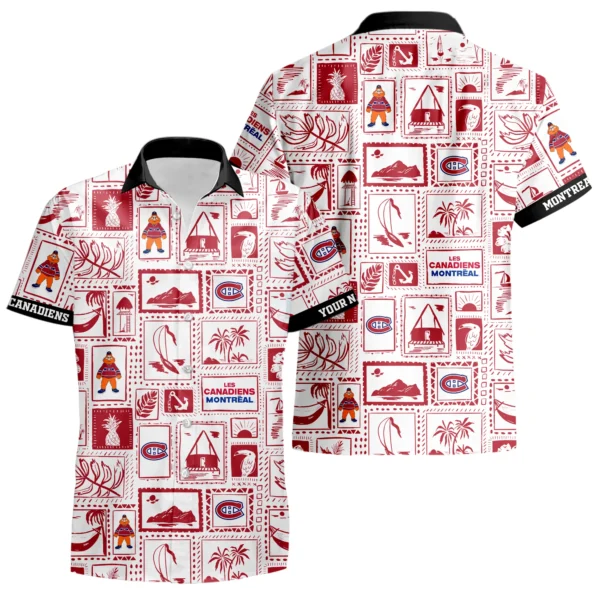 Montreal Canadiens Hawaiian Shirt 2026 Limited Premium Crinkle Textured Personalize Name