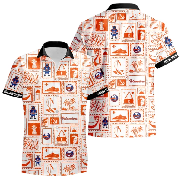 New York Islanders Hawaiian Shirt 2026 Limited Premium Crinkle Textured Personalize Name
