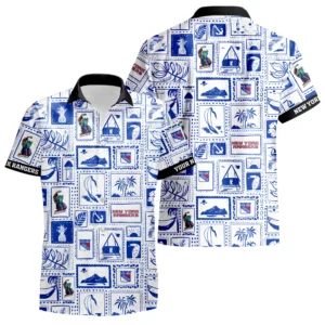 New York Rangers Hawaiian Shirt 2026 Limited Premium Crinkle Textured Personalize Name