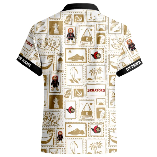 Ottawa Senators Hawaiian Shirt 2026 Limited Premium Crinkle Textured Personalize Name