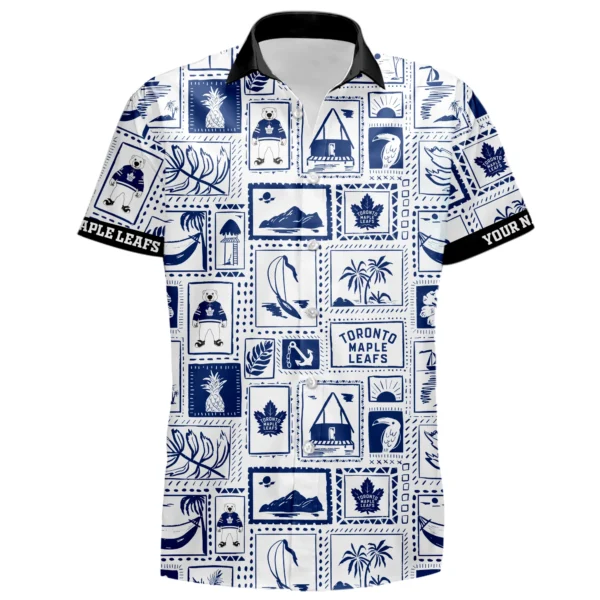 Toronto Maple Leafs Hawaiian Shirt 2026 Limited Premium Crinkle Textured Personalize Name