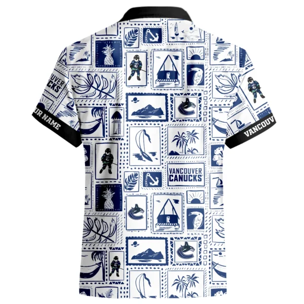 Vancouver Canucks Hawaiian Shirt 2026 Limited Premium Crinkle Textured Personalize Name