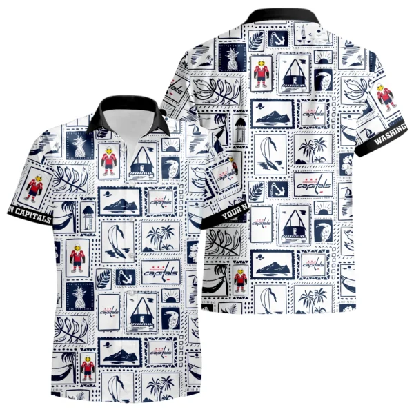 Washington Capitals Hawaiian Shirt 2026 Limited Premium Crinkle Textured Personalize Name