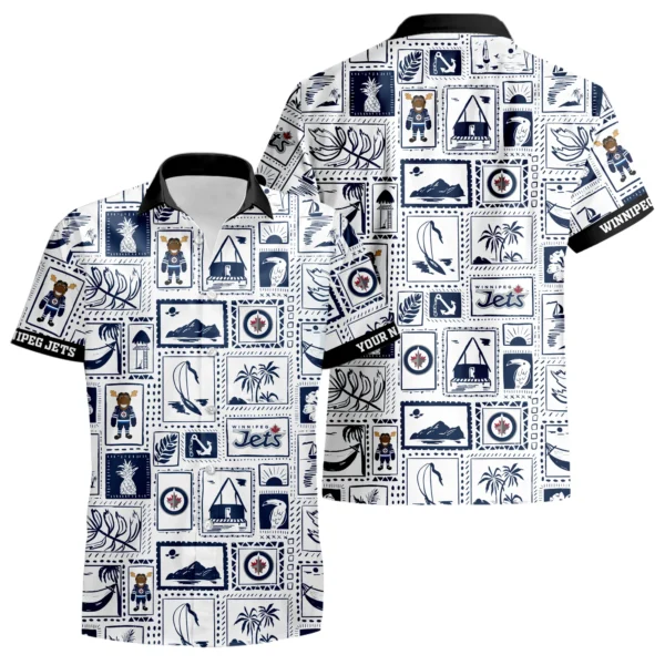 Winnipeg Jets Hawaiian Shirt 2026 Limited Premium Crinkle Textured Personalize Name