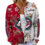 Cincinnati Reds Women’s Knit Sweater Customize Name