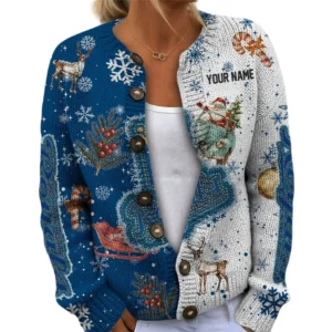 Kansas City Royals Women’s Knit Sweater Customize Name