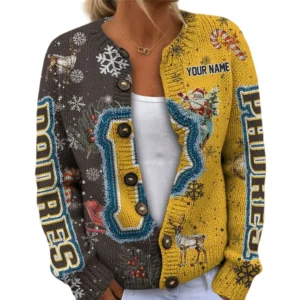 Pittsburgh Pirates Women’s Knit Sweater Customize Name