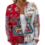 St. Louis Cardinals Women’s Knit Sweater Customize Name
