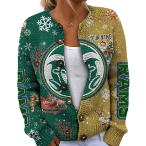 Colorado State Rams Women’s Knit Sweater Customize Name