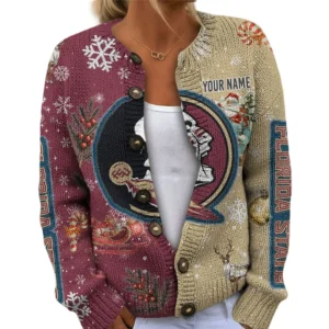 Florida State Seminoles Women’s Knit Sweater Customize Name