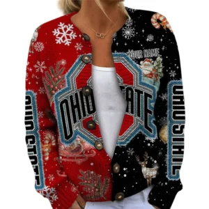 Ohio State Buckeyes Women’s Knit Sweater Customize Name