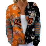 Oklahoma State Cowboys Women’s Knit Sweater Customize Name