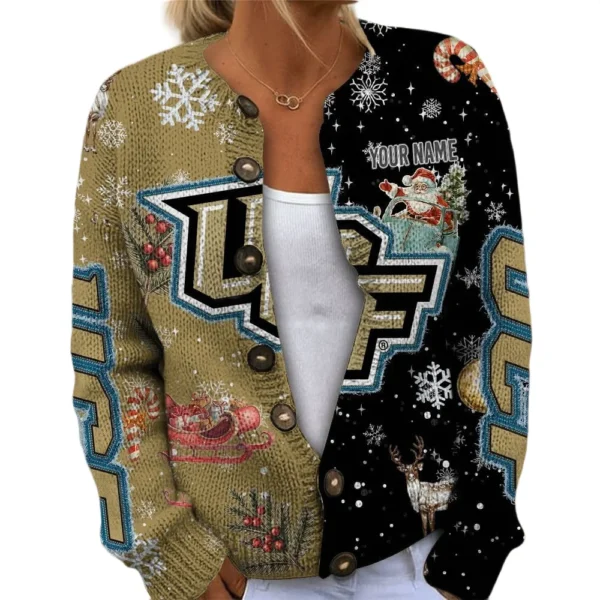 UCF Knights Women’s Knit Sweater Customize Name