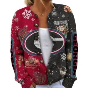 Georgia Bulldogs Women’s Knit Sweater Customize Name