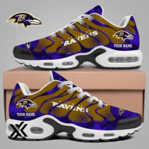 Baltimore Ravens Air Max Plus Shoes Sneaker Limited 2026 Unisex Personalize Name
