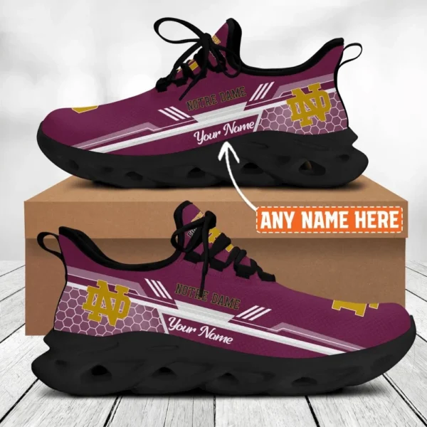 Notre Dame Fighting Irish Max Soul Shoes Unisex Personalize Name