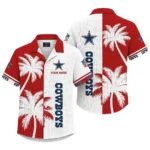 Dallas Cowboys Hawaiian Shirt Premium Lightweight Waffle Knit Customize Name