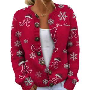 Alabama Crimson Tide Women’s Knit Sweater New 2026 Customize Name
