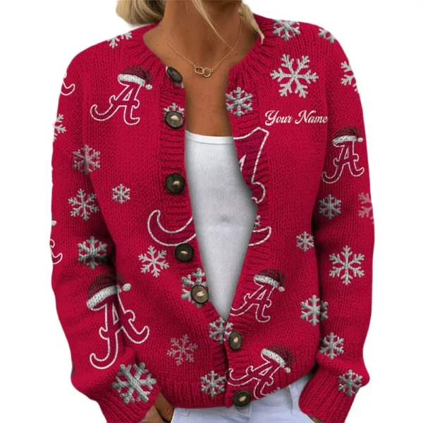 Alabama Crimson Tide Women’s Knit Sweater New 2026 Customize Name
