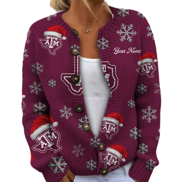 Texas A&M Aggies Women’s Knit Sweater New 2026 Customize Name