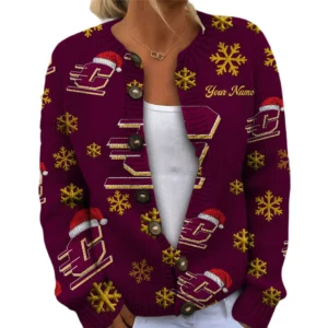 Central Michigan Chippewas Women’s Knit Sweater New 2026 Customize Name