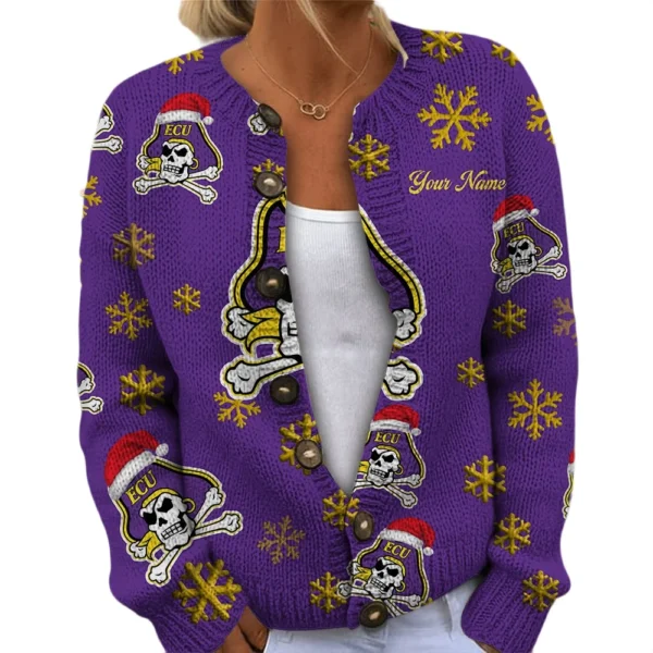 East Carolina Pirates Women’s Knit Sweater New 2026 Customize Name
