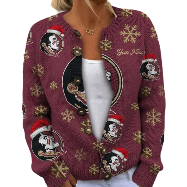 Florida State Seminoles Women’s Knit Sweater New 2026 Customize Name