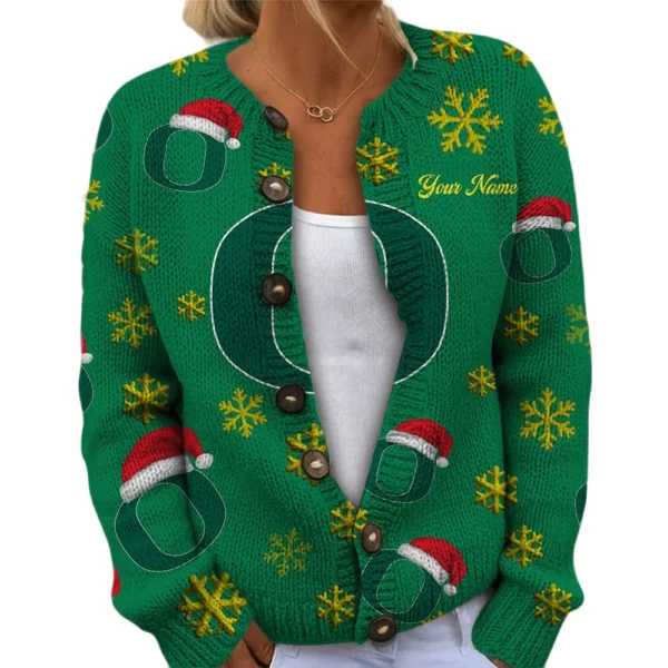 Oregon Ducks Women’s Knit Sweater New 2026 Customize Name